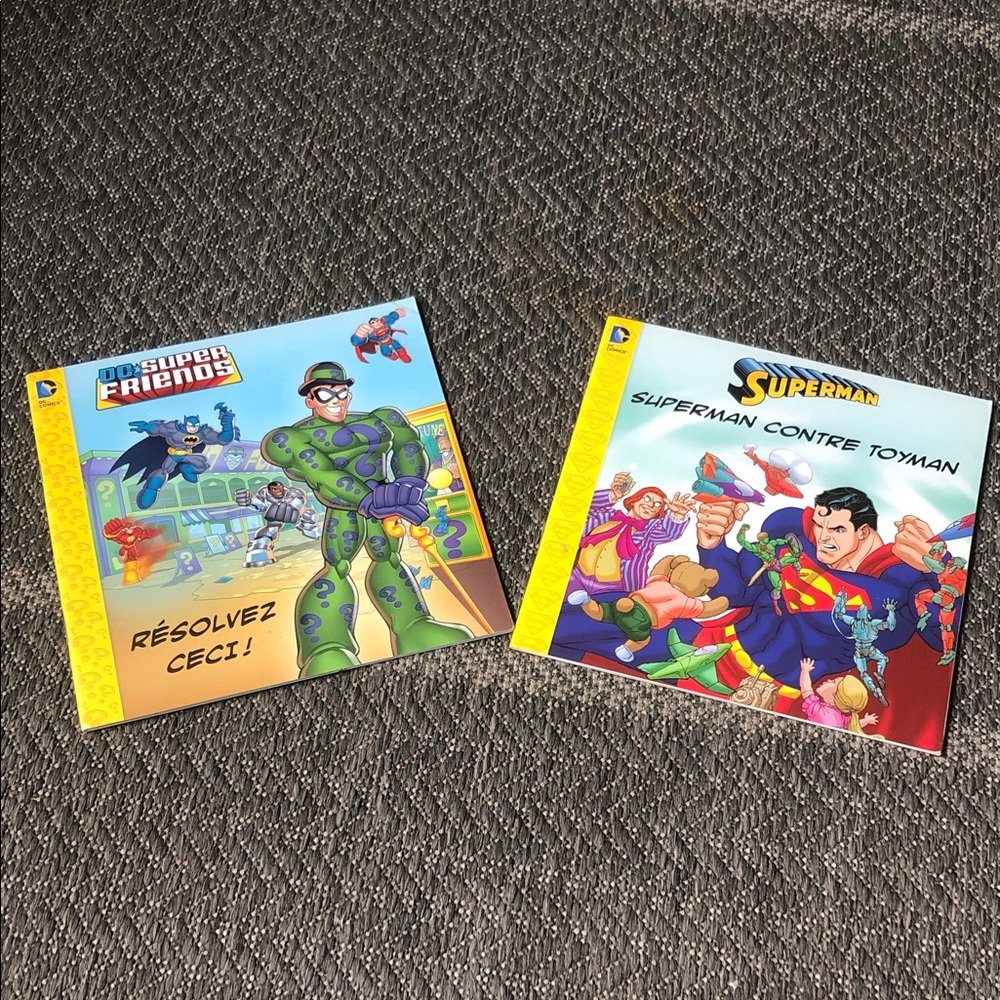 DC Comics super friends + superman book (French)